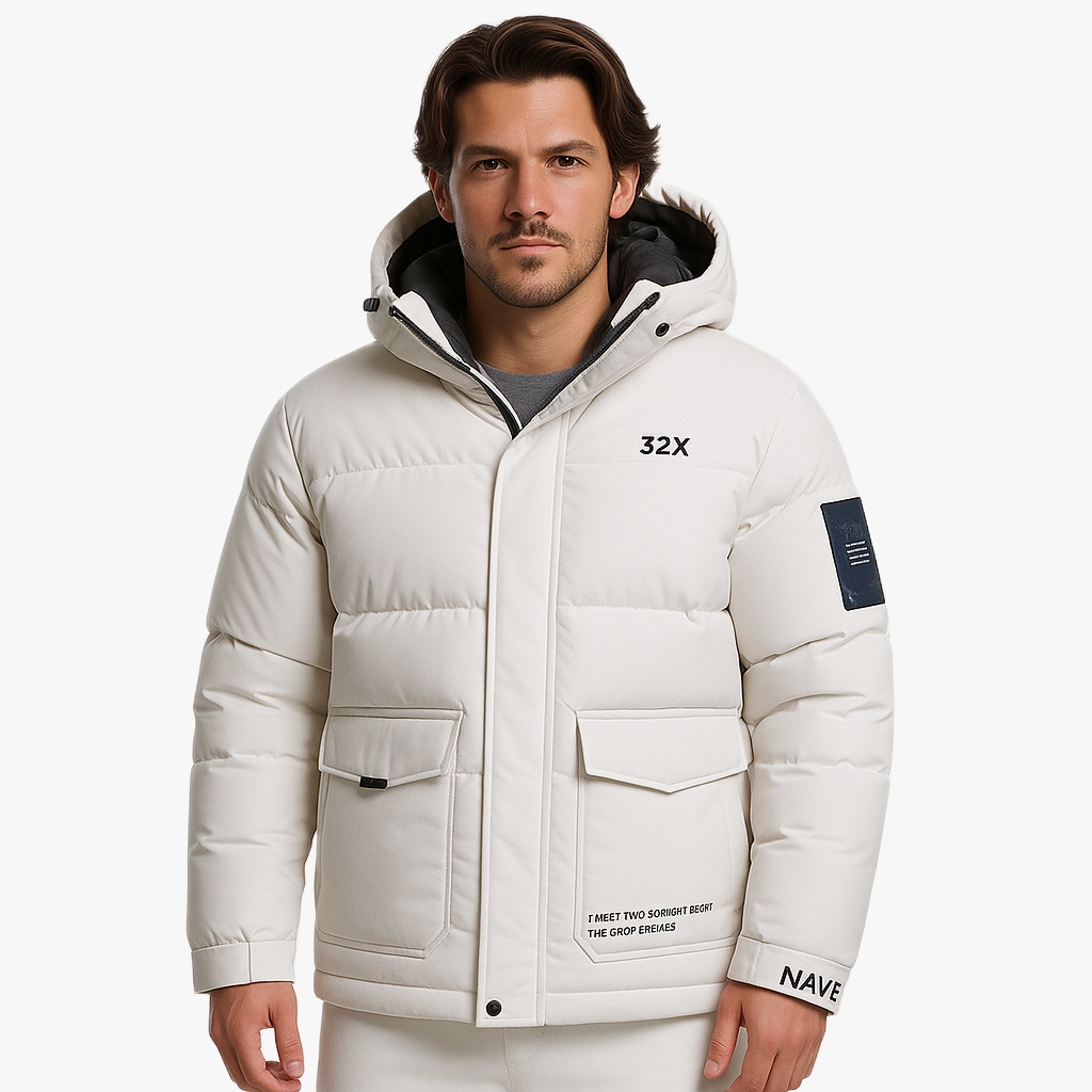 Wärmende Herren Winterjacke für kalte Tage