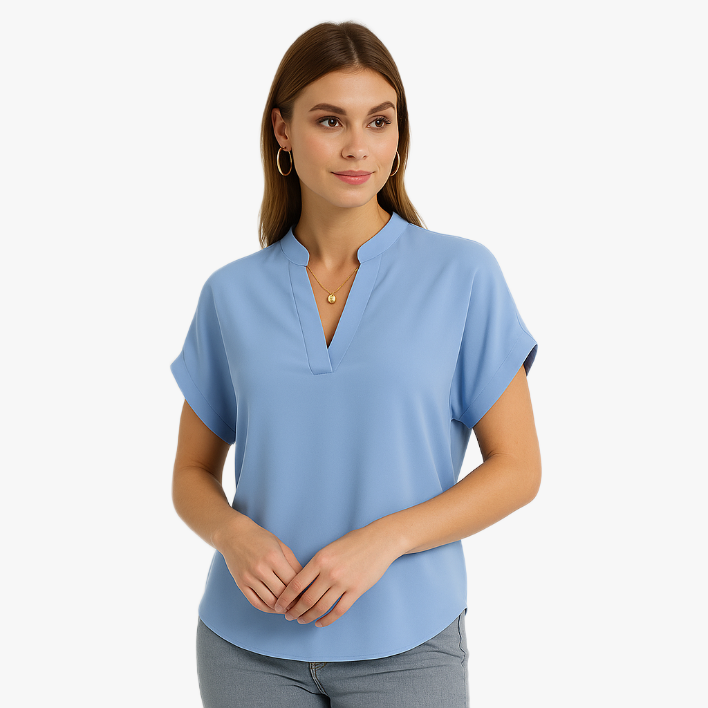 Atmungsaktive Damenbluse für den Sommer