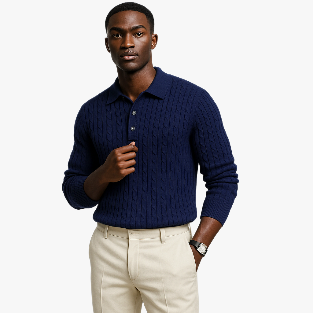 Handgemachter Strickpullover für Damen