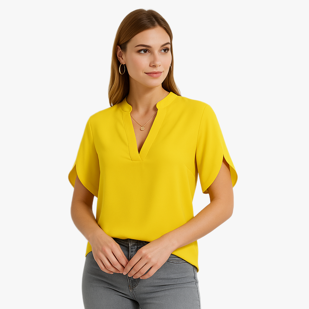 Atmungsaktive Damenbluse für den Sommer