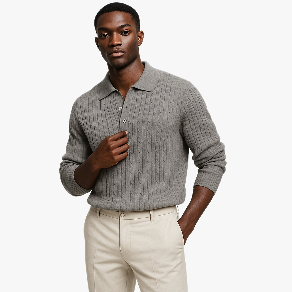 Handgemachter Strickpullover für Damen