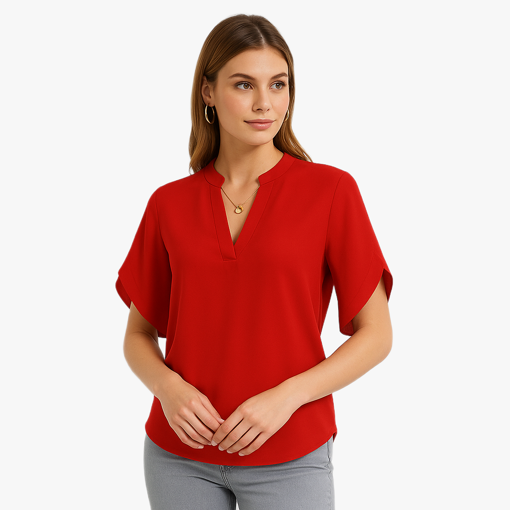 Atmungsaktive Damenbluse für den Sommer