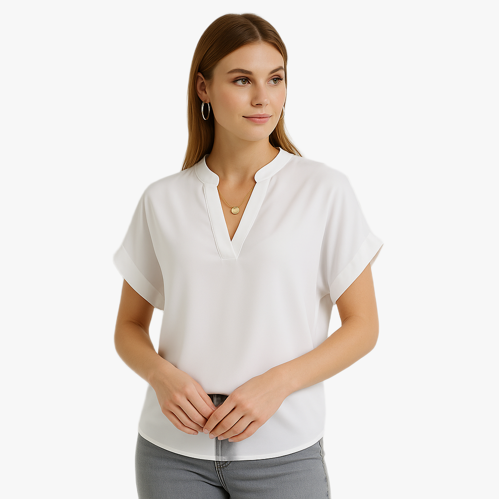 Atmungsaktive Damenbluse für den Sommer